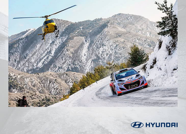 Перший етап Чемпіонату світу з ралі WRC 2017 у Монте-Карло: Hyundai Motorsport у трійці лідерів | Хюндай Мотор Україна - фото 7
