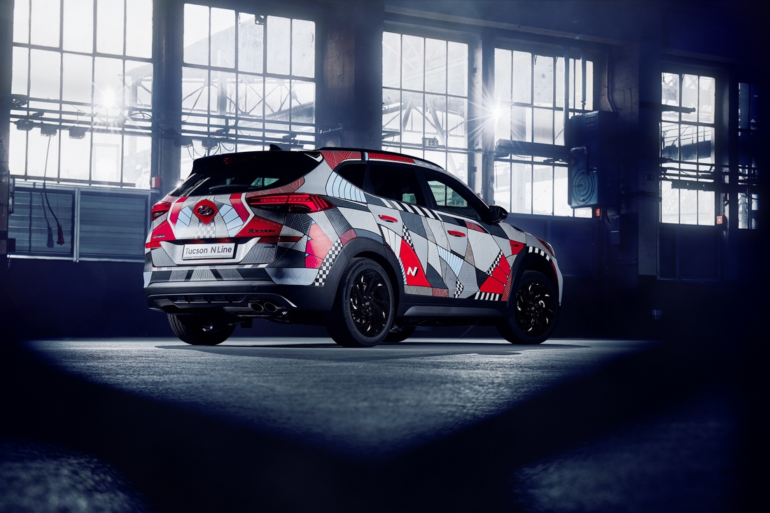 Hyundai Tucson N Line перетворили на арт-об’єкт | Хюндай Мотор Україна - фото 7
